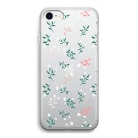 Small white flowers: iPhone SE 2020 Transparant Hoesje
