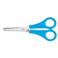 Basic Westcott kinderschaar ronde punt blauw Basic Westcott kinderschaar ronde punt blauw
