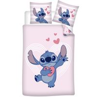 Disney Lilo & Stitch Dekbedovertrek Hearts - thumbnail
