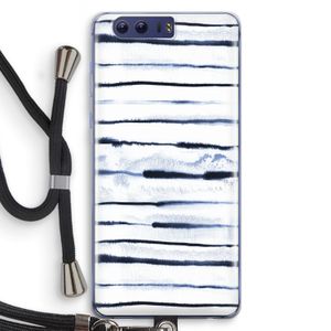 Ink Stripes: Honor 9 Transparant Hoesje met koord