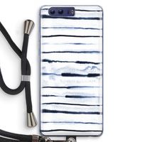 Ink Stripes: Honor 9 Transparant Hoesje met koord