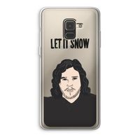 Let It Snow: Samsung Galaxy A8 (2018) Transparant Hoesje