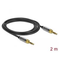 DeLOCK Stereokabel 3,5 mm 3 Pin-stekker > 3,5 mm 3 Pin-stekker
