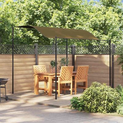 VidaXL Zonneluifel 180 g/m² 3x2,4 m taupe