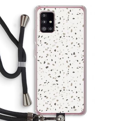 Terrazzo N°14: Samsung Galaxy A51 5G Transparant Hoesje met koord
