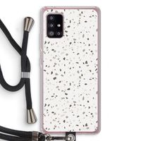 Terrazzo N°14: Samsung Galaxy A51 5G Transparant Hoesje met koord