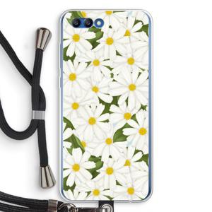 Summer Daisies: Honor 10 Transparant Hoesje met koord