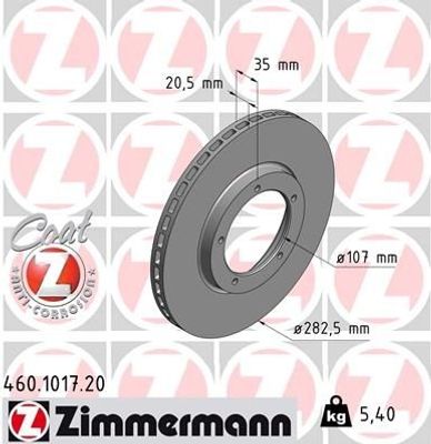 Remschijf Coat Z 460101720