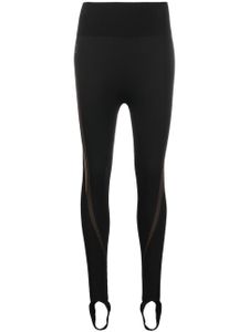 Wolford legging imprimé à détails sous-pieds - Noir