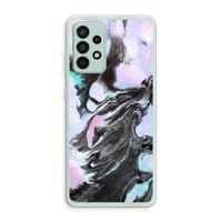 Pastel zwart: Samsung Galaxy A52s 5G Transparant Hoesje