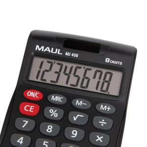 MAUL MJ 450 calculator Pocket Rekenmachine met display Zwart