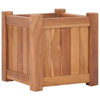 Plantenbak verhoogd 30x30x30 cm massief teakhout