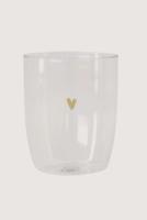 Zusss Drinkglas Hartje Transparant