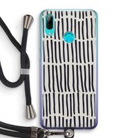 Moroccan stripes: Huawei P Smart (2019) Transparant Hoesje met koord