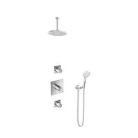 Hotbath Get Together IBS2CR inbouwdouche met 3s handdouche en 15cm plafondbuis chroom