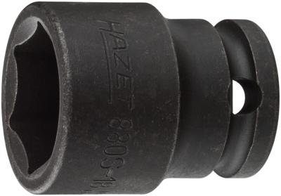 HAZET Krachtdopsleutel 880S-18 · 3/8 inch (10 mm) vierkant hol · Buiten-zeskant-tractieprofiel · SW 18 mm