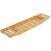 Bamboe badrekje voor over bad - 70 cm lang Badplank - badbrug - thumbnail