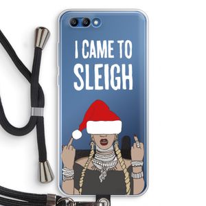 Came To Sleigh: Honor 10 Transparant Hoesje met koord