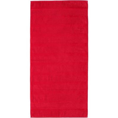 Cawö Cawö Noblesse 2 Uni Handdoek Rood