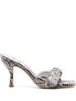 GIABORGHINI mules Alodie 100 mm en cuir - Gris - thumbnail