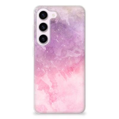Smartphone hoesje Samsung Galaxy S23 Pink Purple Paint