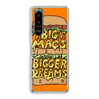 Big Macs Bigger Dreams: Sony Xperia 5 III Transparant Hoesje