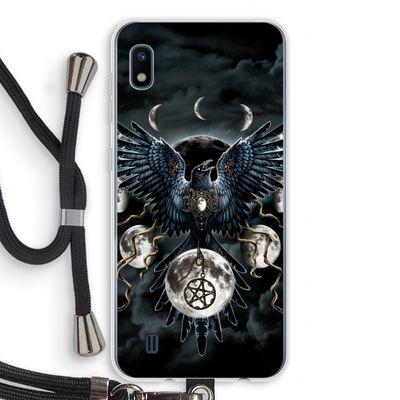 Sinister Wings: Samsung Galaxy A10 Transparant Hoesje met koord