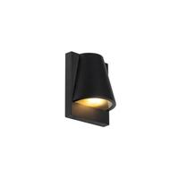 QAZQA Industriële buiten wandlamp zwart IP44 - Femke - thumbnail