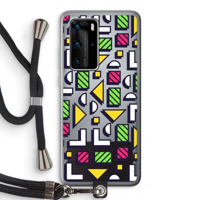 8-bit N°4: Huawei P40 Pro Transparant Hoesje met koord