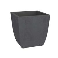 Fioriera - DIVA BASALT - Grigio antracite - Quadrata - 42 L - 43,5 x 43,5 x H.44,2 cm - EDA - Scatola interna estraibile