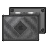 Dux Ducis MacBook Pro 13 inch (2016-2022) Armor Pattern cover hoes - case - Zwart Dux Ducis MacBook Pro 13 inch (2016-2022) Armor Pattern cover hoes - case - Zwart
