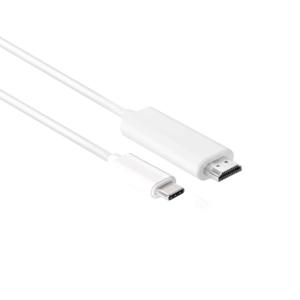 club3D CAC-1514 USB-C-displaykabel USB-C / HDMI Adapterkabel USB-C stekker, HDMI-A-stekker 1.80 m Wit