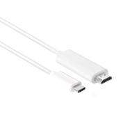 club3D CAC-1514 USB-C-displaykabel USB-C / HDMI Adapterkabel USB-C stekker, HDMI-A-stekker 1.80 m Wit - thumbnail