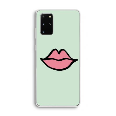 Kusje: Samsung Galaxy S20 Plus Transparant Hoesje