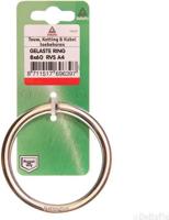 Gelaste ring 8x60 rvs - Deltafix