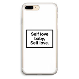 Self love: iPhone 7 Plus Transparant Hoesje