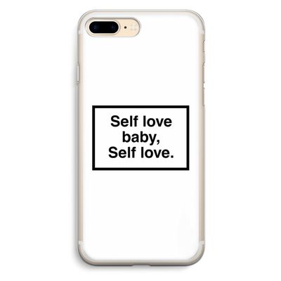 Self love: iPhone 7 Plus Transparant Hoesje