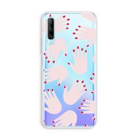 Hands pink: Huawei P Smart Pro Transparant Hoesje