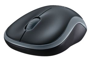 Logitech M185 Zwart/Grijs Draadloze Muis