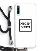 Negenduust vierkant: Huawei P Smart Pro Transparant Hoesje met koord