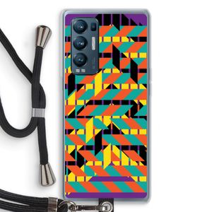 Skew Bee 2: Oppo Find X3 Neo Transparant Hoesje met koord