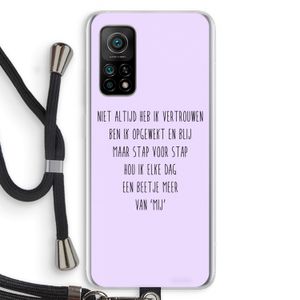Zelfvertrouwen: Xiaomi Mi 10T 5G Transparant Hoesje met koord