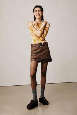 Body met scheuren studio - YELLOW - S