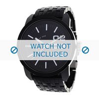 Horlogeband Diesel DZ1523 Kunststof/Plastic Zwart 24mm - thumbnail