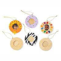 Colorations Versier je eigen houten fotolijst hanger, set van 12 stuks