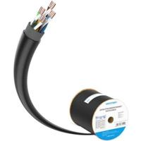 Kabel RJ45 Categorie 6 UTP Rigide Vention IHLB305 Zwart 305 m