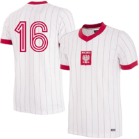 Polen Retro Voetbalshirt WK 1982 + Nummer 16 (Lato)