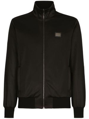 Dolce & Gabbana sweat zippé à logo - Noir