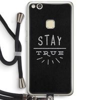 Stay true: Huawei Ascend P10 Lite Transparant Hoesje met koord