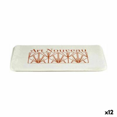 Badkleed Art Nouveau Wit Brons 40 x 1,5 x 60 cm (12 Stuks)